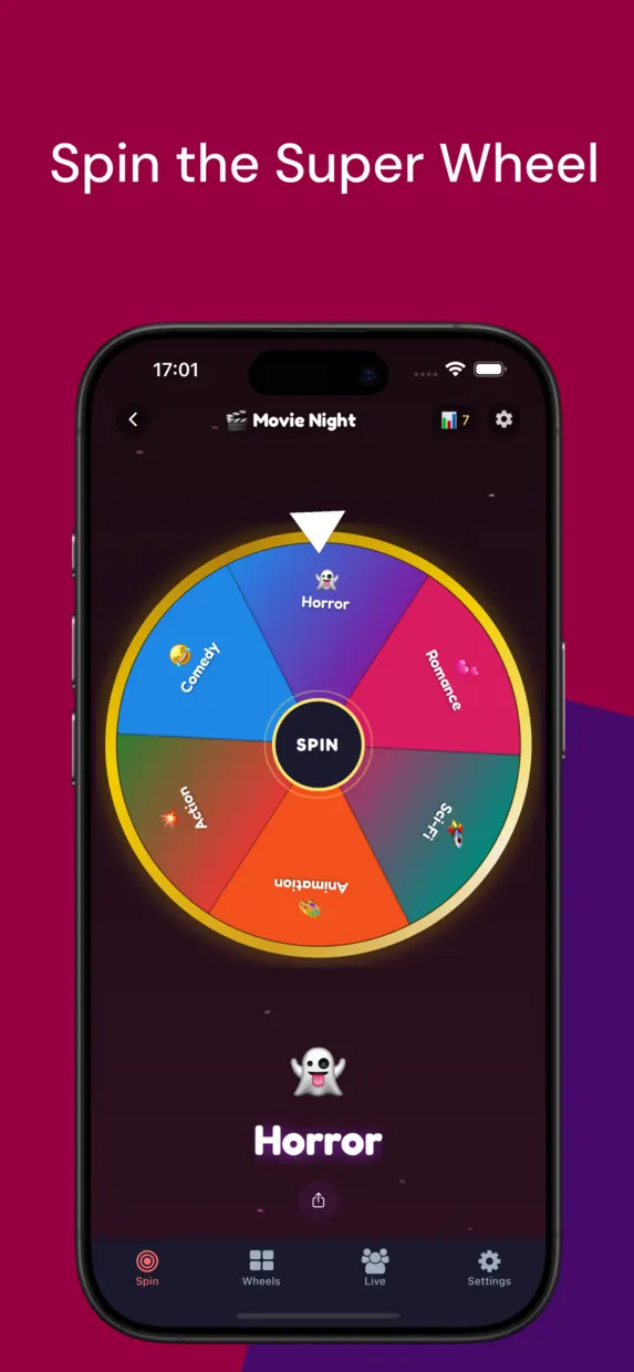 Spin the wheel